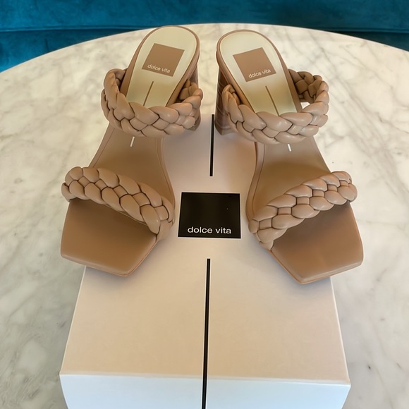 Dolce Vita Paily Braided Sandal in Cafe Stella Size 7.5 - Picture 5 of 7